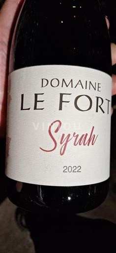 Languedoc Không được chỉ định Domaine Le Fort Syrah 2022