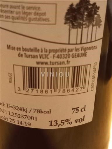 Tây Nam Tursan Vignerons de Tursan 2020