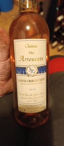 Burdeos Sainte-Croix-Du-Mont Château S Arroucats 2010