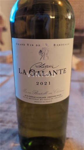 Bordeaux Château La Galante 2021
