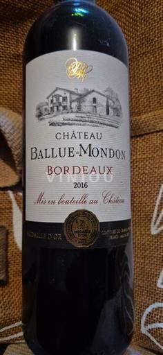 Bordeaux Château Ballue-Mondon 2016