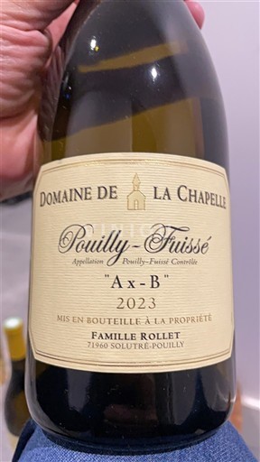 Burgundsko Pouilly-fuissé Domaine La Chapelle Ax-B 2023