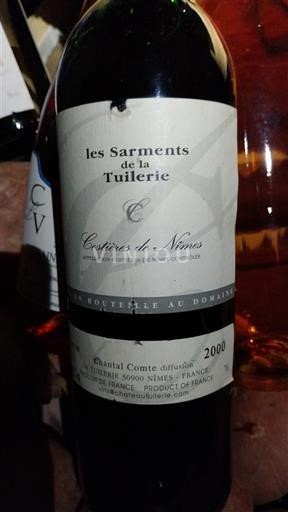 Rhônevallei Costières de Nîmes Les Sarments de la Tuilerie 2000