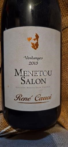 Vinos Rouge sec Vendanges René Carroi 2013 Francia Valle del Loira Menetou-Salon AOC