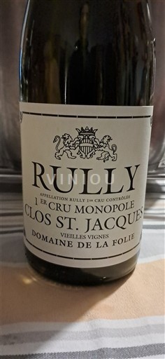 Borgoña No especificado Premier Cru Domaine La Folie Clos St. Jacques Vieilles Vignes Sin añada