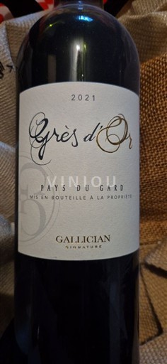 Vale do Ródano Não especificado Gallician Grès d'Or 2021