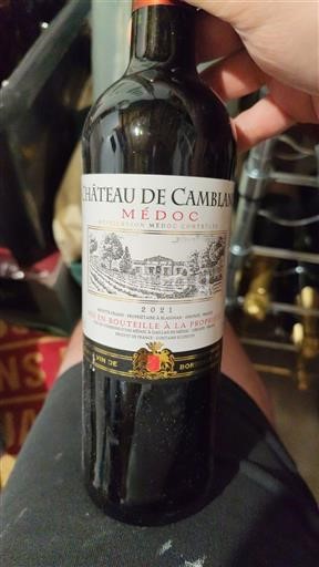 Bordeaux Médoc Château Camblan 2021