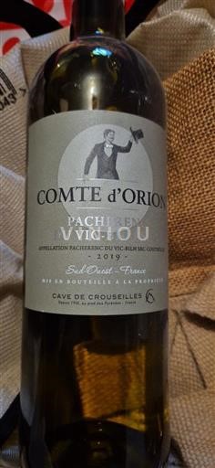 Sudoeste No especificado Cave de Crouseilles Comte d'Orion 2019