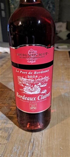 Bordeaux Bordeaux Clairet Seignouret Le Port de Bordeaux 2024