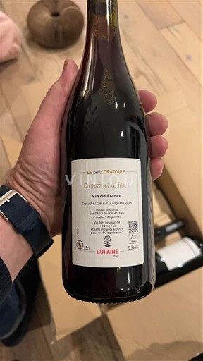 Vinhos Rouge sec Copains Le Petit Oratoire 2024 França Vale do Loire Não especificado AOC