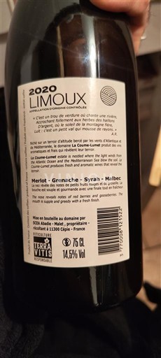 Langvedok Limoux Domaine Mouscaillo 2020