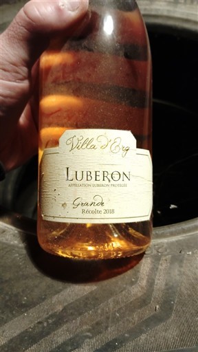 Rona dolina Luberon Villa d'Org Grande Récolte 2018