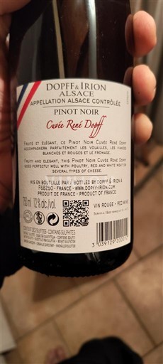 Alsacia Dopff & Irion René Dopff Sin añada