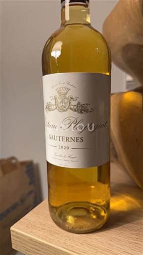Bordeaux Sauternes Château Pleytegeat 2020