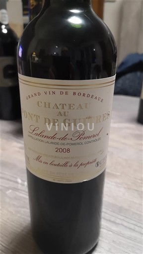 Bordeaux Lalande-de-Pomerol Château Au Pont de Guitres 2008