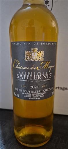 Bordeaux Sauternes Château Mayne 2024