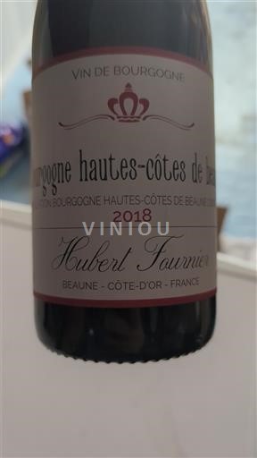 Viinit Rouge sec Hubert Fournier 2018 Ranska Burgundi Beaunen Ylämaat AOC