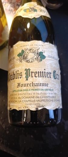 Burgundy Chablis Premier Cru Domaine Chantemerle Fourchaume 2011