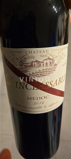 Bordeaux Médoc Château L'Inclassable 2016