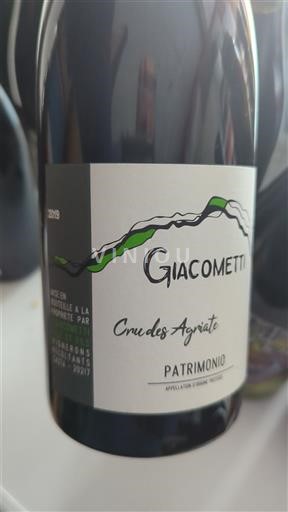 Corse Patrimonio Domaine Giacometti Cru des Agriate 2019