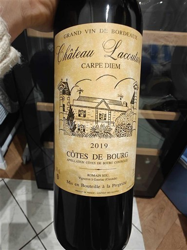 Bordeaux Côtes de Bourg Château Lacouture Carpe Diem 2019