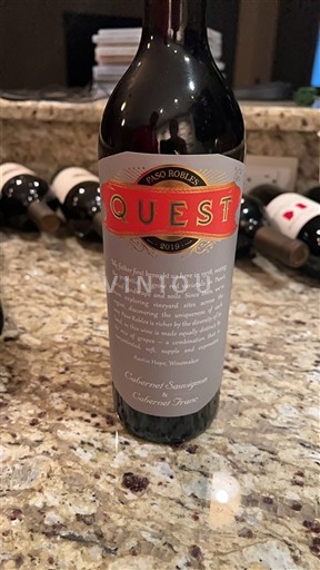 Vùng trồng nho được cấp phép California Paso Robles Quest 2019