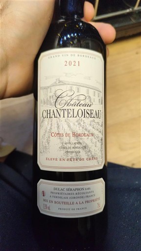 Bordeaux Côtes de Bordeaux Château Chanteloiseau 2021