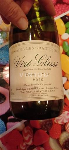 Burgundi Viré-clessé Domaine Les Grands Cras Le Mont 2020