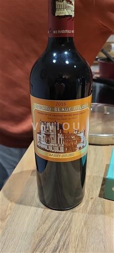 Bordeaux Saint-Julien Grand Cru Château Cru-Beaucaillou 2016