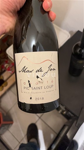 Langvedok Pic-saint-loup Mas de Jan A Capella 2018