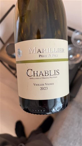 Burgundija Chablis Marillier Père & Fils Vieilles Vignes 2023
