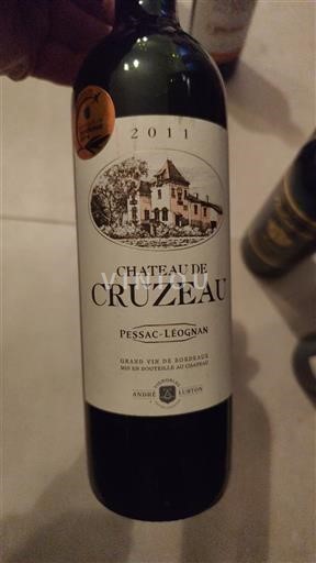 Bordeaux Pessac-Léognan Château Cruzeau 2011