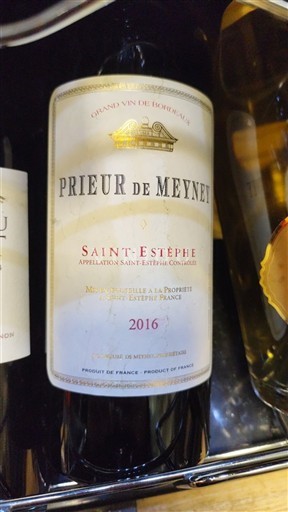 Bordeaux Saint-Estèphe Prieur de Meynet 2016