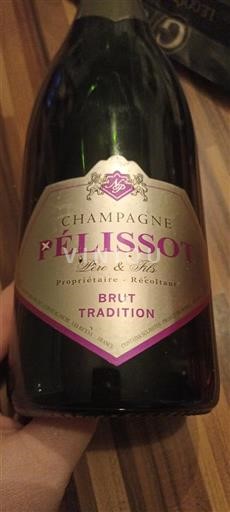 Šampanja Šampanjec Félissot Père & Fils Brut Tradition Neleten.