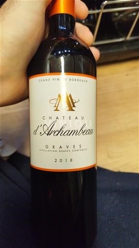 Bordeaux Graves Château Archambeau 2018