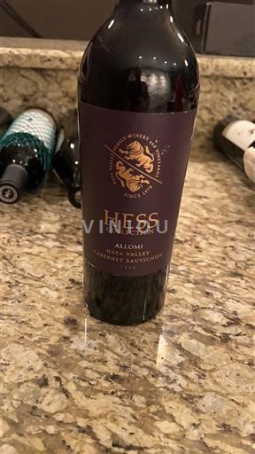 Vùng trồng nho được cấp phép California Napa Valley Hess Collection Allomi Không niên vụ