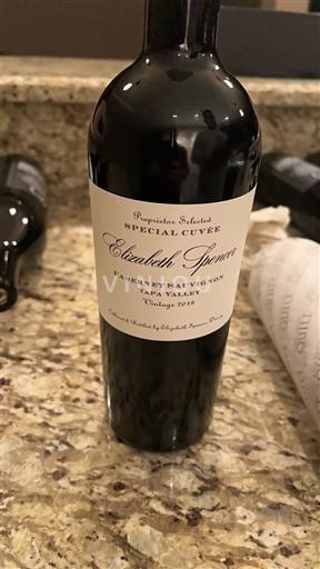 Vùng trồng nho được cấp phép California Napa Valley Elizabeth Spencer Proprietor Selected Special 2019