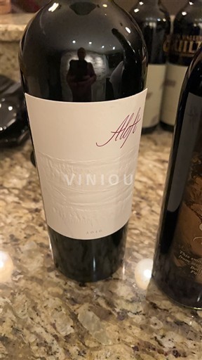 Vùng trồng nho được cấp phép California Napa Valley Alpha Omega 2016