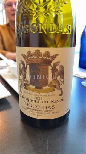 Rhônen laakso Gigondas Le Seigneur du Raveil 2021