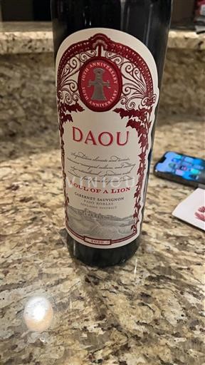Vùng trồng nho được cấp phép California Paso Robles Daou Soul of a Lion Không niên vụ