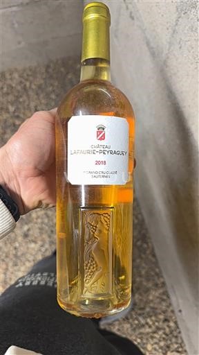 Burdeos Sauternes Premier Cru Château Lafaurie-Peyraguey 2018