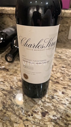 Vùng trồng nho được cấp phép California Không được chỉ định Charles Krug 2011