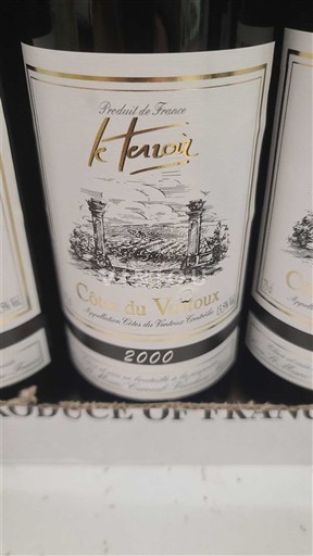 Rona dolina Ni doloceno Le Terroir 2000