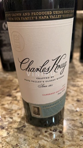 Vùng trồng nho được cấp phép California Napa Valley Charles Krug Không niên vụ