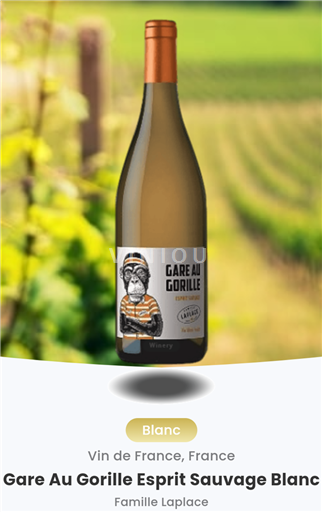 Sydväst Ospecificerad Famille Laplace Esprit Sauvage Blanc 2023