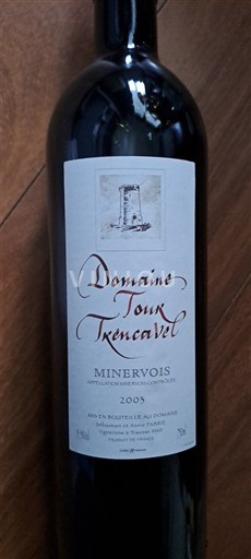 Languedoc Minervois Domaine Tour Trencavel 2003