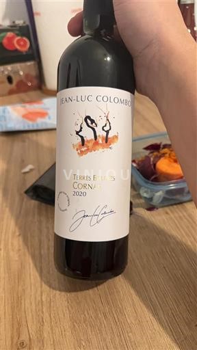 Vinhos Rouge sec Terres Brulées Jean-Luc Colombo 2020 França Vale do Ródano Cornas AOC