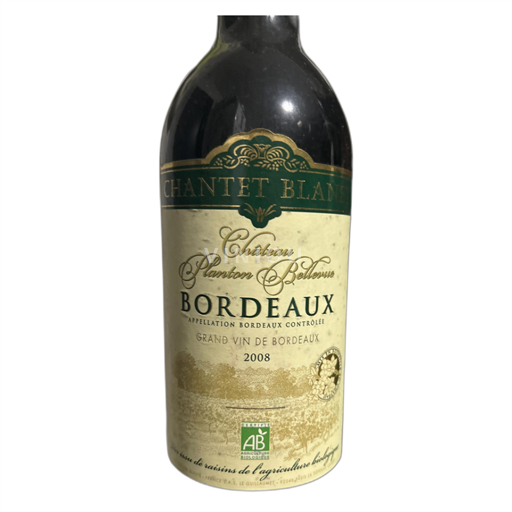 Bordeaux Château Planton Bellevue 2008