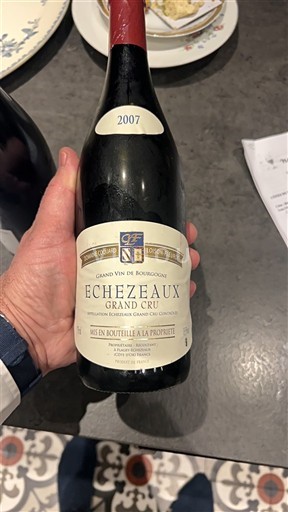 Vin Rouge sec Coquard-Loison-Fleurot 2007 France Bourgogne Échézeaux AOC Grand Cru