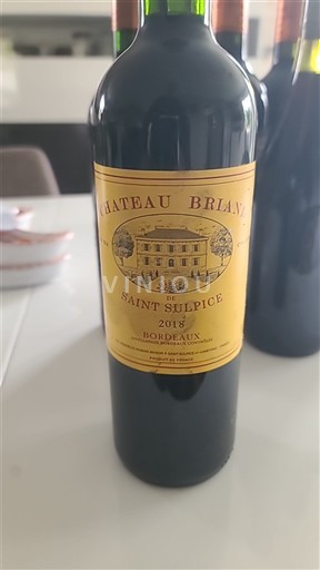 Bordeaux Château Briand de Saint Sulpice 2018